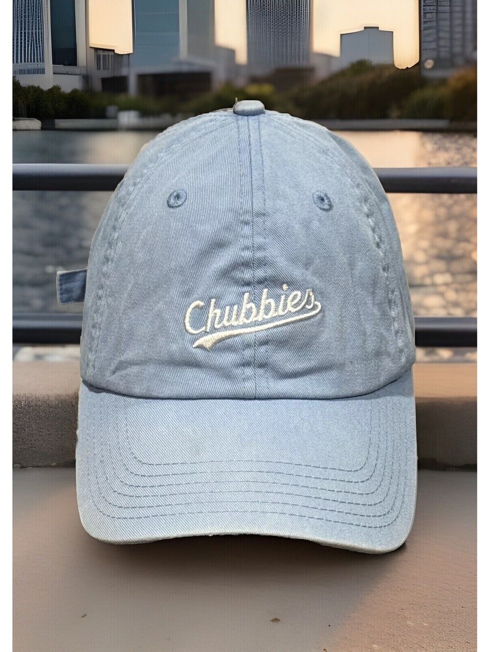 Vintage Chubbies Shorts Clothing Apparel Light Blue Baseball Cap